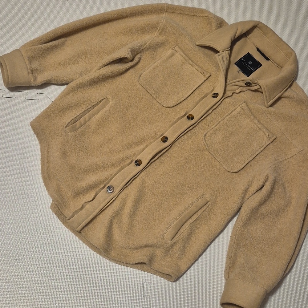 Bagatelle Collection | Camel Color Shacket - M - Picture 5 of 10